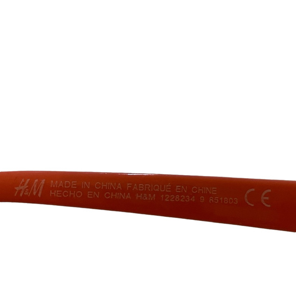 H&M HEART-SHAPED SUNGLASSES baby Coral pink - Picture 6 of 6